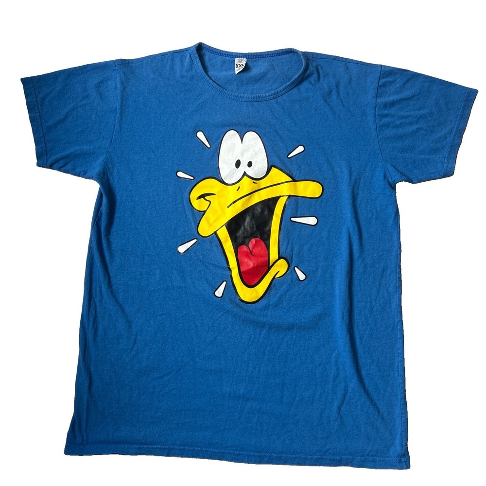 Vintage 90s Daffy Duck Big Face Tee Size 2XL